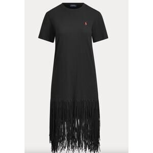 Polo Ralph Lauren Fringe Cotton ShirtDress - Womens Small